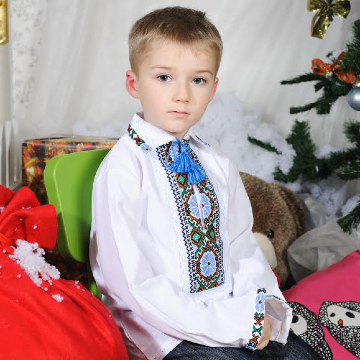 Clothing For Boys, Embroidered Shirt, Embroidered T-shirt, Ukrainian T 