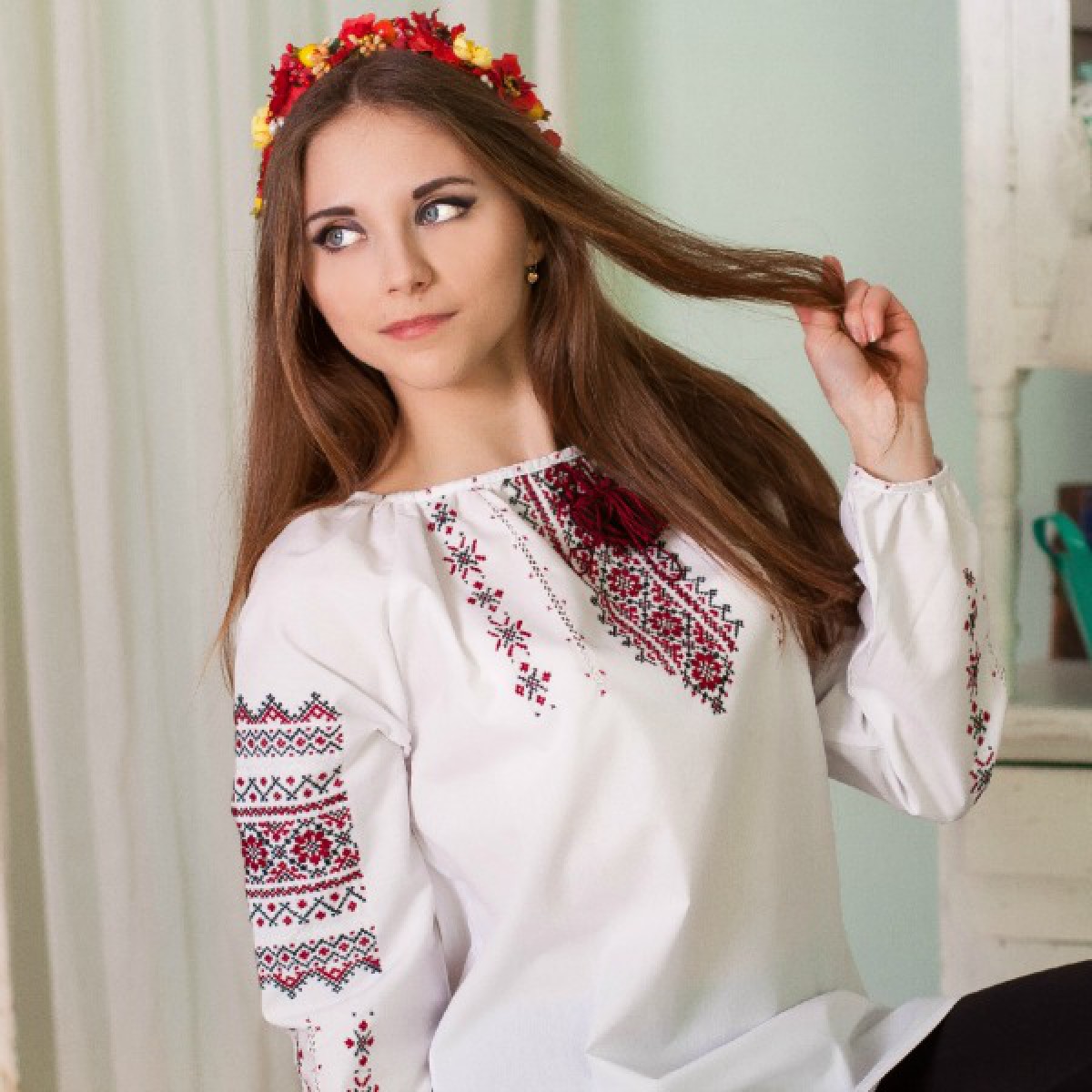 Ladies dress, embroidered shirt, ukrainian shirt, ukrainian, ukrainian ...