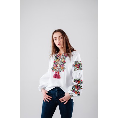 Red Roses Embroidered Blouse Embroidered Shirt for Women Homespun Cloth  Blouse Ukrainian Embroidered Blouse -  Canada